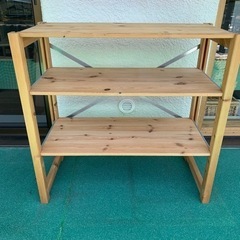 【お取引中】(ジャンク品)無印良品 パイン材 ユニットシェルフ ...