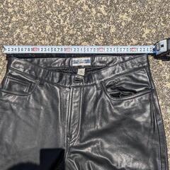 バイク  皮ライダーパンツ(美品)の画像