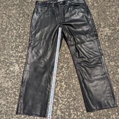 バイク  皮ライダーパンツ(美品)