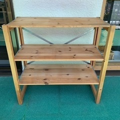 【お取引中】(ジャンク品)無印良品 パイン材 ユニットシェルフ ...