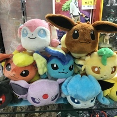 ポケモンぬいぐるみまとめ売りくったりブイズ ポケモンセンター ドールズ マスコット ブイズ ぬいぐるみ