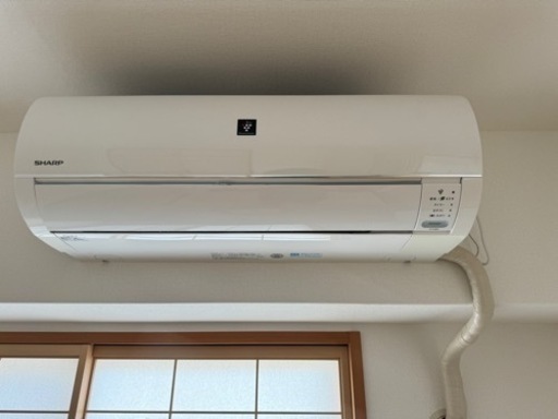 室外機も込 シャープ 10畳用 お掃除　エアコン クーラー 2015年製