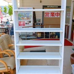大きいスチール本棚☆家具 収納家具 本棚　一台単価【こちらは店舗です。浜村鹿野温泉ICから3分 買取本舗 宮本リサイクル 営業時間９～１９時 定休日水曜日】の画像