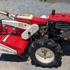 鹿児島発　ヤンマー　セル始動　8.5馬力ディーゼル耕運機YA85　バッテリー新品交換済みの画像