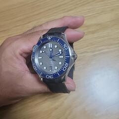 現行　オメガ　シーマスター　ダイバー300M グレー文字盤　※那覇メインプレイスエディオンで購入保証書有ります。の画像