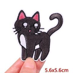 黒猫ワッペン