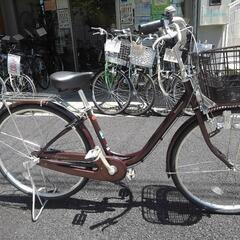 中古自転車３０４４　前後タイヤ新品！ブリヂストン　アルミーユ　A...