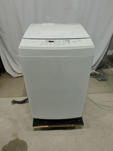 IRIS OHYAMA 縦型洗濯機 IAW-T804E 2022年製　スプラウォッシュ/8kg/部屋干し/ステンレス槽
