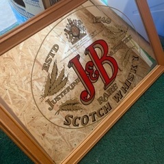 「 ジャステリーニ＆ブルックス / J&B 」のパブミラーの画像