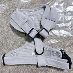 Fun Pet 犬用ハーネス  ポーチ 2点セット 犬 猫 ペット かわいい シンプル 便利なエチケットポーチセット (L) の画像