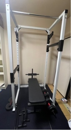 お話中！パワーラック、その他筋トレ道具