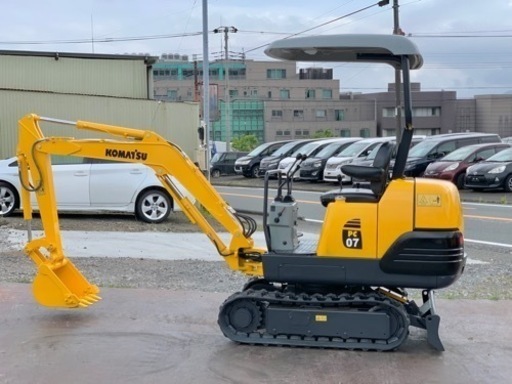 コマツミニユンボPC07-2油圧ショベル1151時間操作パターン切り替え可能