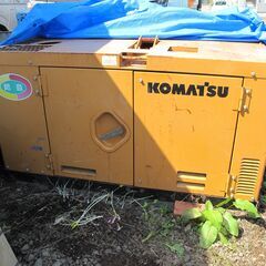 札幌市【お引き取りこれる方】ジャンク不動品　コマツ 発動発電機 EG20BS　