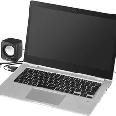 BUFFALO PC用スピーカー USB電源コンパクト BSSP105UBKの画像