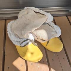 値下げ　26から27　クロックスブーツ　黄色　