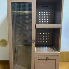 【お譲り先確定しました🙏】 ■レンジ台　キッチン収納　キャビネット　食器棚　レンジラック　チェスト ニトリ 
の画像