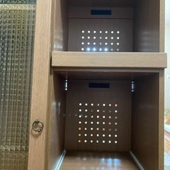 【お譲り先確定しました🙏】 ■レンジ台　キッチン収納　キャビネット　食器棚　レンジラック　チェスト ニトリ 
の画像