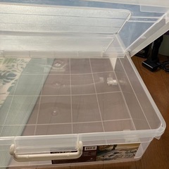 ベッド下収納プラスチック3個15日までの画像
