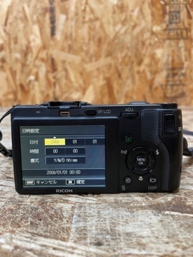 (6266) RICOH GX200 ファインダーVF-1 レンズHA-2 デジタルカメラ バッテリー 現状品