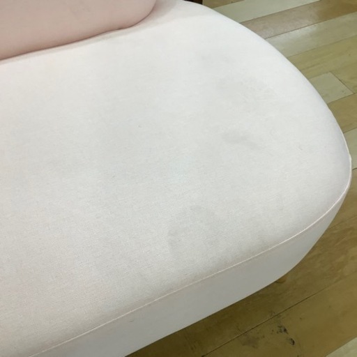 【取りに来られる方限定】ピンクカラーの2人掛け猫ソファーです！