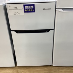 【6か月保証】Hisenseの冷蔵庫入荷しました！！