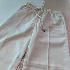GU プルオンパンツ オフホワイトの画像