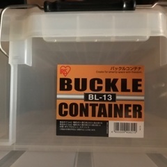 アイリスオーヤマ バックル コンテナ 12.1L BL-13クリア　（在庫7個）の画像