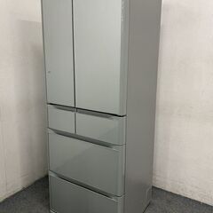 日立/HITACHI R-F48M1 冷蔵庫 475L フレンチドア 6ドア パールホワイト 自動製氷 2017年製 中古家電 店頭引取歓迎 R8260