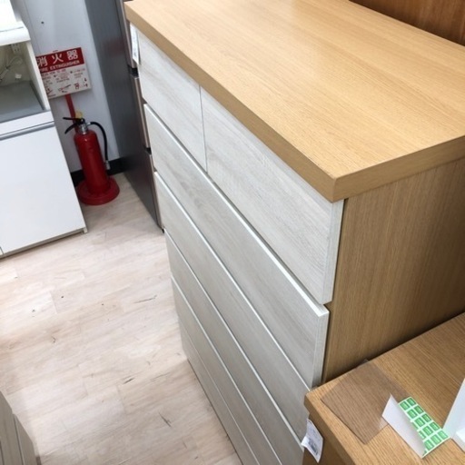 サンコウのナチュラル色のハイチェストのご紹介です