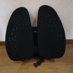 背骨　腰　サポート　腰枕 人間工学 椅子 デスクチェア メッシュ素材 車用 腰枕 取付バンド調節可能 洗える (ブラック)の画像