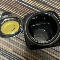 ◆サイコロ型灰皿／押込み式／プッシュ式／ブラック／ダイスの画像