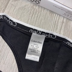 新品未使用🦋CALVIN KLEIN カルバンクライン ロゴ ソング Tバック ショーツ (日本サイズS) の画像
