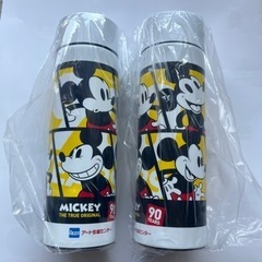 ミッキーマウスデザイン水筒ステンレスボトル　２本セット（バラ売り可） の画像