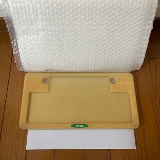 ウィザードナンバーカバー　当時物