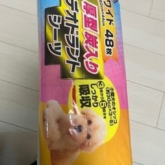 【決まりました】ペットシート　ワイド厚型炭 入り48枚✖️2の画像