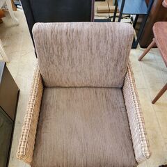 【2脚在庫あり】 ① ニトリ NITORI 1人掛け用 ラタンソファー 籐ソファー■幅65㎝×奥行73㎝×高さ76㎝■買取帝国 朝霞店 配達可能の画像