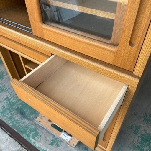 5/17まで⚠️キッチン家具☆食器棚☆キッチンラック☆幅103cm☆格安☆中古☆配達相談可能☆早い者勝ち??新生活に♪