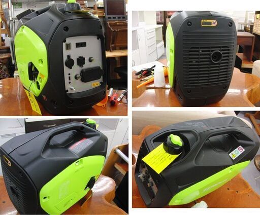 実使用なし！ EENOUR インバーター 発電機 1.8kVA 1800W タンク容量 4.1L GS2200i イーノウ 家庭用 静音 正弦波 防災グッズ 防災 札幌 手稲