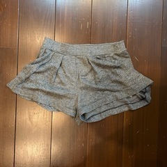 Three Dots キュロット ミニスカート ショートパンツ グレンチェック X-Sの画像