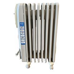 DeLonghi デロンギ オイルヒーター ラジエターヒーター 暖房器具 暖房 家電 L字型フラットフィン R7308 12EF 3〜8畳用 1200w ホワイトの画像