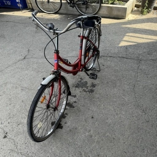 329★岐阜発　昭和レトロ △ 丸石自転車 △ SILCOOL △ 24インチ / 変速無し / 走行確認 / 防犯有り / 現状品　R6.4/11★