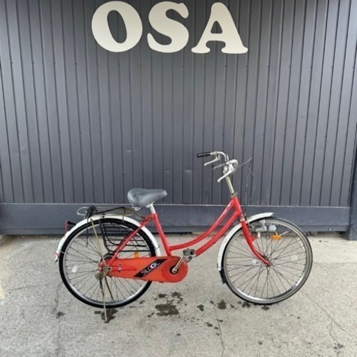 329★岐阜発　昭和レトロ △ 丸石自転車 △ SILCOOL △ 24インチ / 変速無し / 走行確認 / 防犯有り / 現状品　R6.4/11★