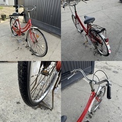 329☆岐阜発 昭和レトロ △ 丸石自転車 △ SILCOOL △ 24インチ / 変速