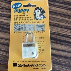 小さめ　ダイヤルロック　施錠　旅行カバンなどに　新品未使用品