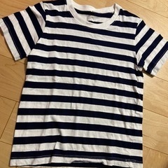 無印良品　kids 服　120㎝　子供用品  Tシャツ　ボーダー