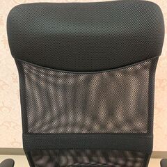 ニトリ ワークチェア インバネス MC メッシュ ブラックの画像