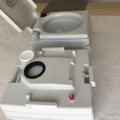 キャンピングカー　簡易トイレ　水洗トイレ　災害用の画像