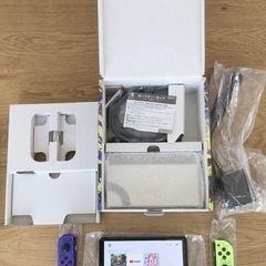 Switch有機EL液晶　スプラトゥーンモデル
の画像