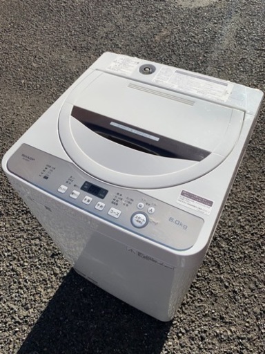 持って行けますSHARP✨2020年製✨6.0kg✨洗濯機✨ ES-GE6D-T✨清掃済み‼️美品✨高年式✨風乾燥あり✨リユース✨中古品✨新生活✨冷蔵庫✨電子レンジ✨3点セット✨家電セット✨お得✨SALE✨