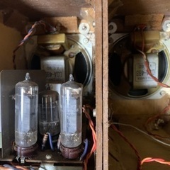 昭和レトロ　コロンビア真空管ラジオの画像